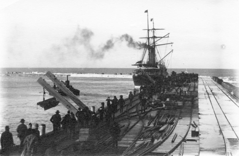 First ship at Napier Port 12 June 1893